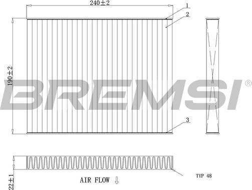 Bremsi FC0081 - Filtro, Aria abitacolo autozon.pro