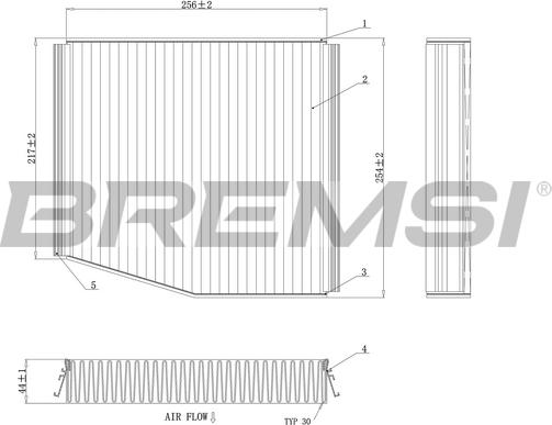 Bremsi FC0087C - Filtro, Aria abitacolo autozon.pro