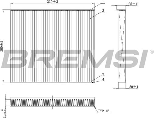 Bremsi FC0079 - Filtro, Aria abitacolo autozon.pro