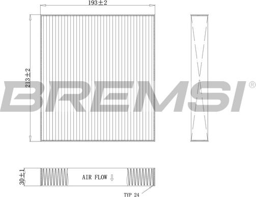 Bremsi FC0075C - Filtro, Aria abitacolo autozon.pro