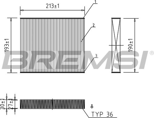 Bremsi FC0075 - Filtro, Aria abitacolo autozon.pro