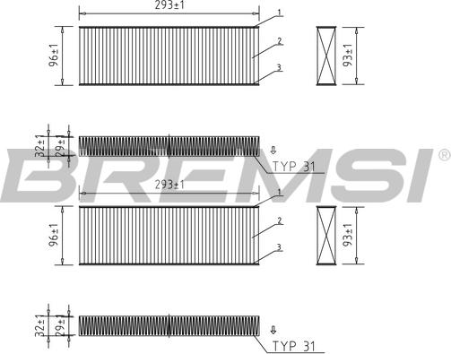 Bremsi FC0071A - Filtro, Aria abitacolo autozon.pro