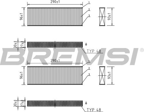 Bremsi FC0071 - Filtro, Aria abitacolo autozon.pro