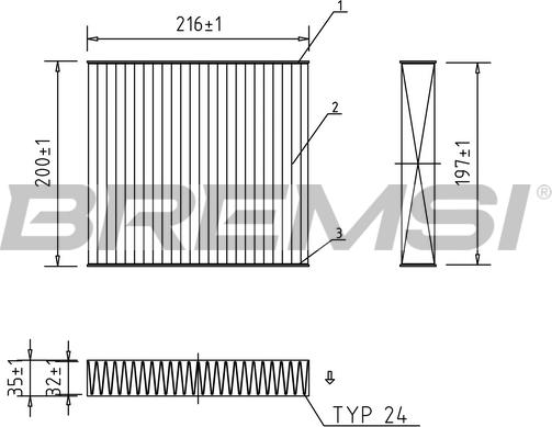 Bremsi FC0078A - Filtro, Aria abitacolo autozon.pro