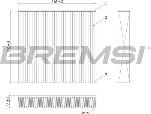 Bremsi FC0078C - Filtro, Aria abitacolo autozon.pro