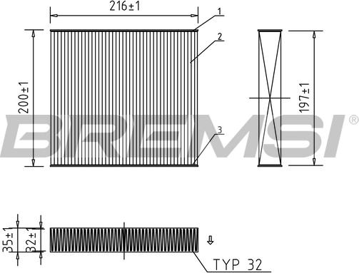 Bremsi FC0078 - Filtro, Aria abitacolo autozon.pro