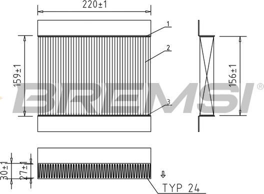 Bremsi FC0197A - Filtro, Aria abitacolo autozon.pro