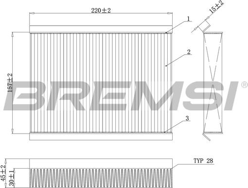 Bremsi FC0168C - Filtro, Aria abitacolo autozon.pro