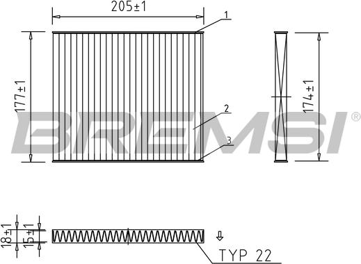 Bremsi FC0162C - Filtro, Aria abitacolo autozon.pro