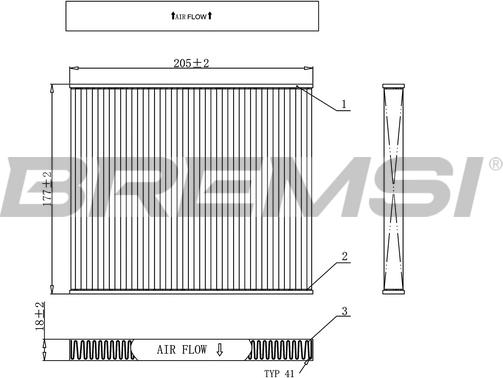 Bremsi FC0162 - Filtro, Aria abitacolo autozon.pro