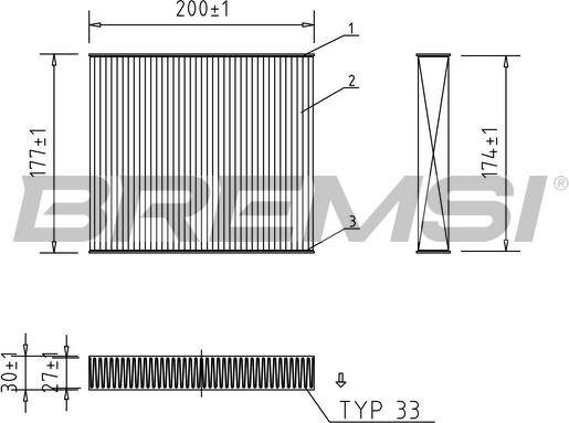 Bremsi FC0167 - Filtro, Aria abitacolo autozon.pro