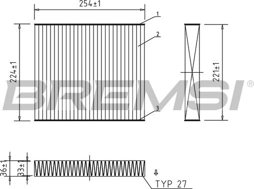 Bremsi FC0103A - Filtro, Aria abitacolo autozon.pro