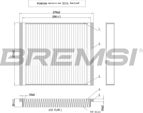 Bremsi FC0107 - Filtro, Aria abitacolo autozon.pro