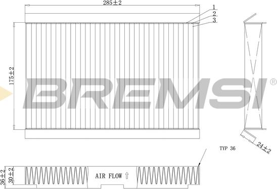 Bremsi FC0185C - Filtro, Aria abitacolo autozon.pro