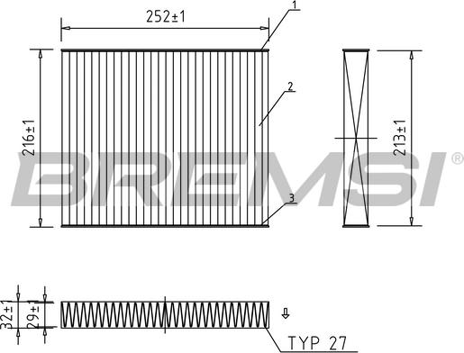 Bremsi FC0183A - Filtro, Aria abitacolo autozon.pro