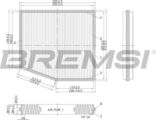 Bremsi FC0187C - Filtro, Aria abitacolo autozon.pro