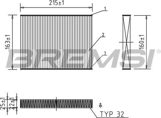 Bremsi FC0187 - Filtro, Aria abitacolo autozon.pro