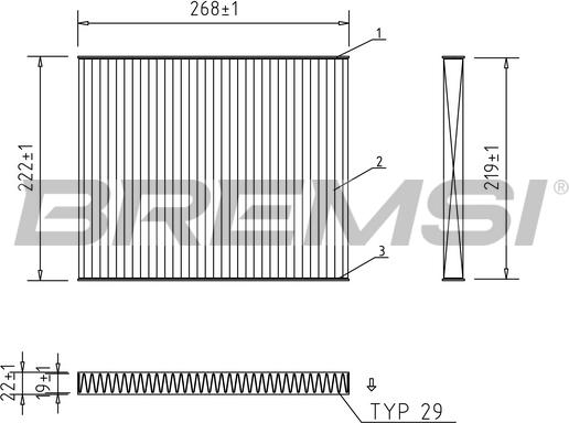 Bremsi FC0174A - Filtro, Aria abitacolo autozon.pro