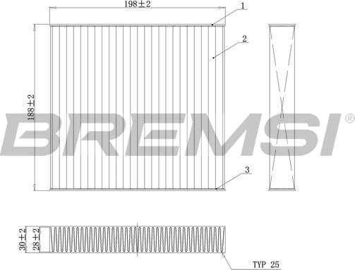 Bremsi FC0171C - Filtro, Aria abitacolo autozon.pro