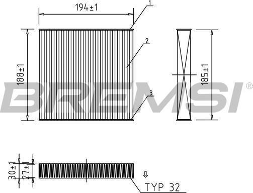 Bremsi FC0171 - Filtro, Aria abitacolo autozon.pro