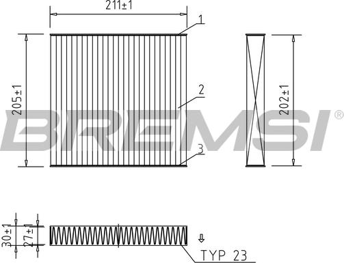 Bremsi FC0899A - Filtro, Aria abitacolo autozon.pro