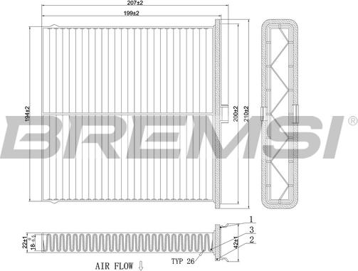 Bremsi FC0896 - Filtro, Aria abitacolo autozon.pro