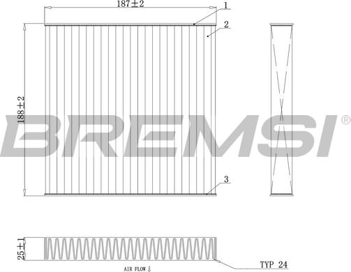 Bremsi FC0892A - Filtro, Aria abitacolo autozon.pro