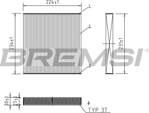 Bremsi FC0849 - Filtro, Aria abitacolo autozon.pro