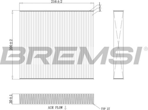 Bremsi FC0855C - Filtro, Aria abitacolo autozon.pro