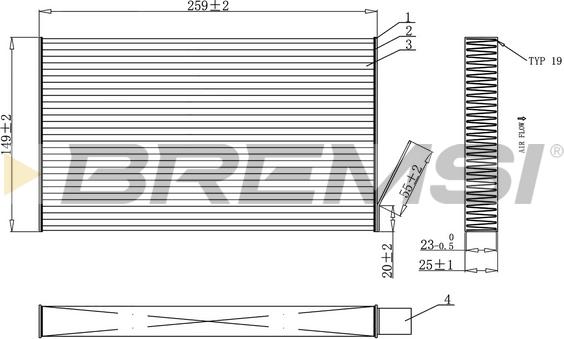 Bremsi FC0865C - Filtro, Aria abitacolo autozon.pro