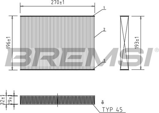 Bremsi FC0861 - Filtro, Aria abitacolo autozon.pro