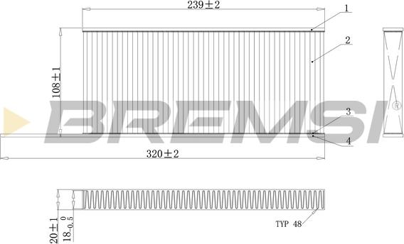 Bremsi FC0863 - Filtro, Aria abitacolo autozon.pro