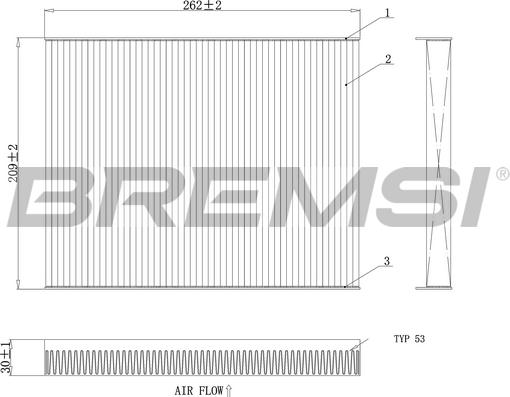 Bremsi FC0880 - Filtro, Aria abitacolo autozon.pro