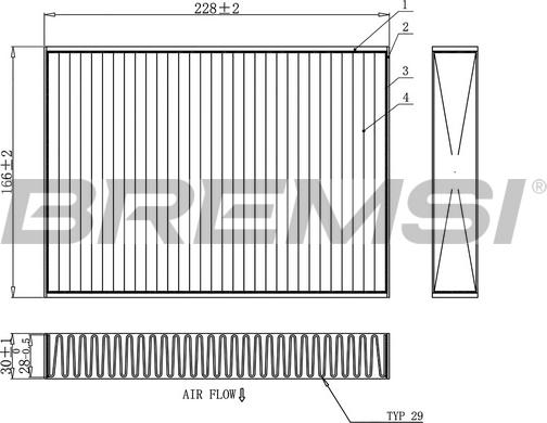 Bremsi FC0871C - Filtro, Aria abitacolo autozon.pro