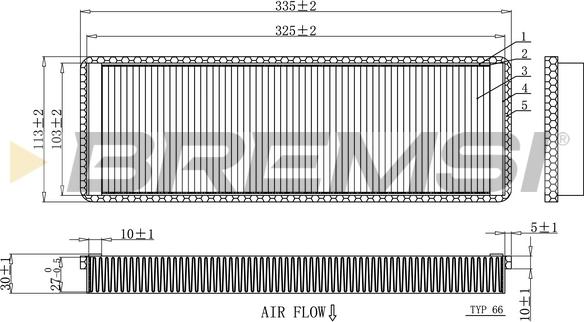 Bremsi FC1915C - Filtro, Aria abitacolo autozon.pro