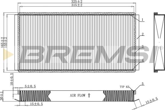 Bremsi FC1924C - Filtro, Aria abitacolo autozon.pro