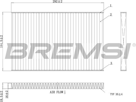 Bremsi FC1404A - Filtro, Aria abitacolo autozon.pro