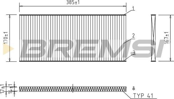 Bremsi FC1330C - Filtro, Aria abitacolo autozon.pro