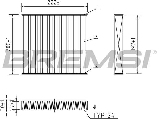 Bremsi FC1337C - Filtro, Aria abitacolo autozon.pro