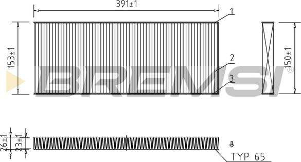 Bremsi FC1329 - Filtro, Aria abitacolo autozon.pro