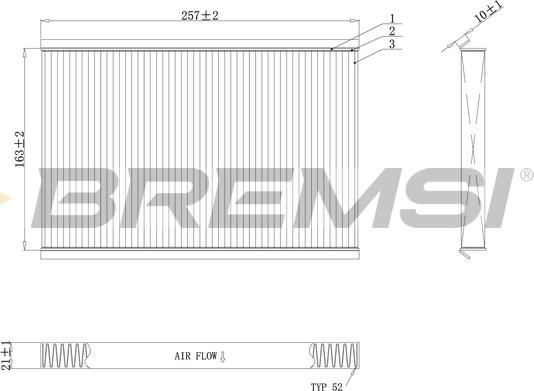 Bremsi FC1324 - Filtro, Aria abitacolo autozon.pro