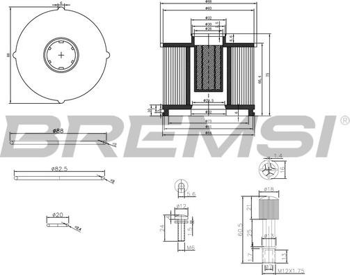 Bremsi FE0040 - Filtro carburante autozon.pro