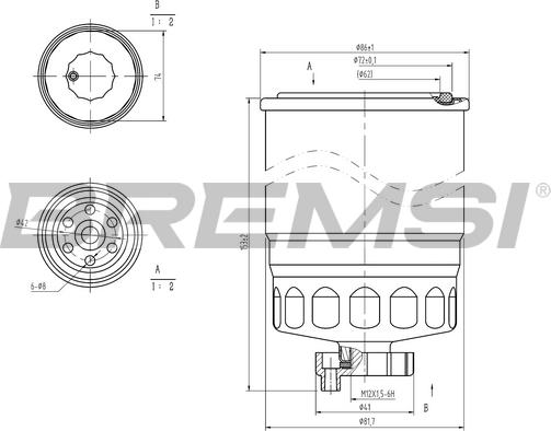 Bremsi FE0047 - Filtro carburante autozon.pro