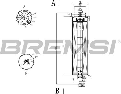 Bremsi FE0051 - Filtro carburante autozon.pro