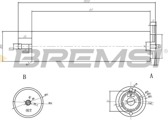 Bremsi FE0052 - Filtro carburante autozon.pro