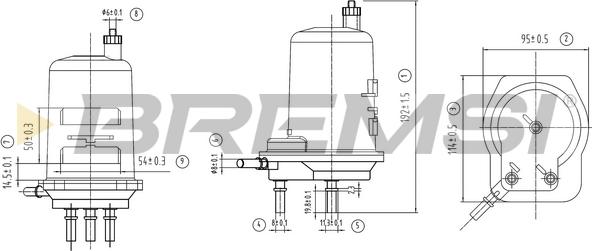 Bremsi FE0060 - Filtro carburante autozon.pro