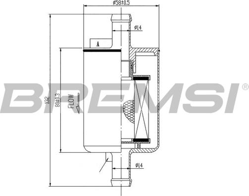 Bremsi FE0149 - Filtro carburante autozon.pro