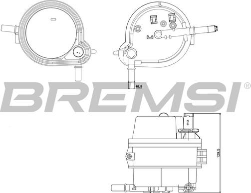 Bremsi FE0160 - Filtro carburante autozon.pro