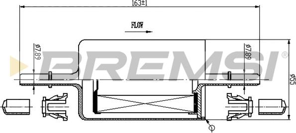 Bremsi FE0846 - Filtro carburante autozon.pro