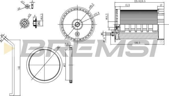 Bremsi FE0803 - Filtro carburante autozon.pro